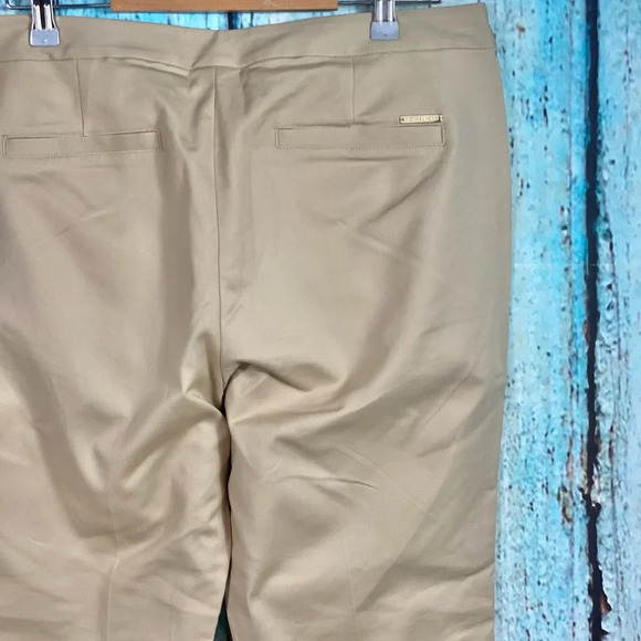 MICHAEL KORS NWT Khaki Straight Leg Pants - Picture 12 of 13